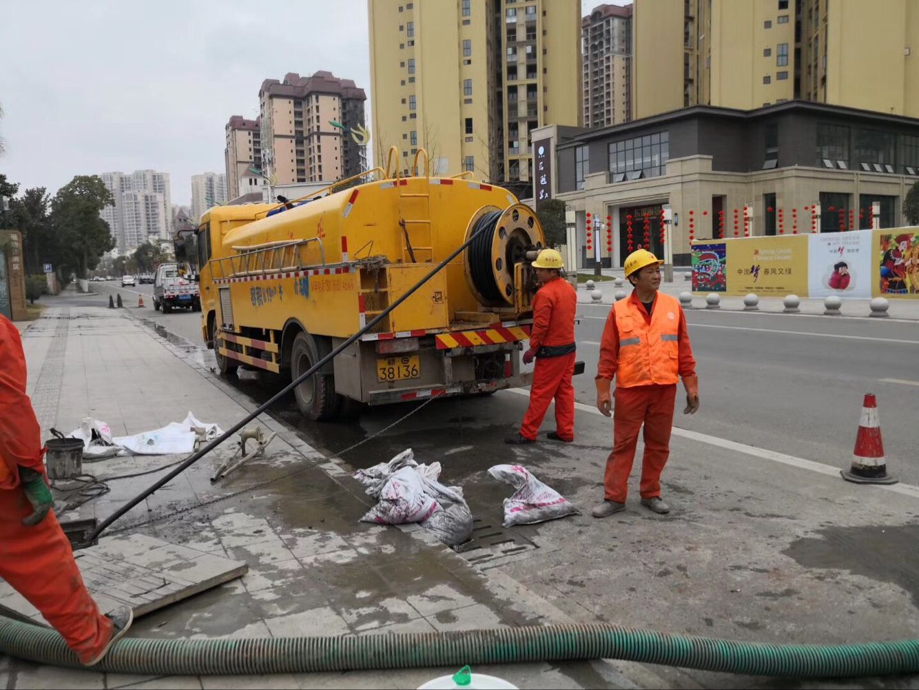 吉首排污管道清淤-管道清洗